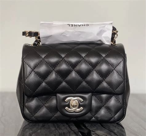 chanel so black mini|chanel 22 lambskin bag.